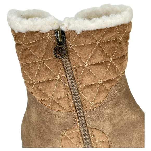 JBU by Jambu Glasgow Taupe Water-Resistant Womens Ankle Boots Size 8.5M - Picture 9 of 13